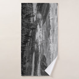 Conjunto De Toalhas Athabasca Lookout, Fotografia Monocromática