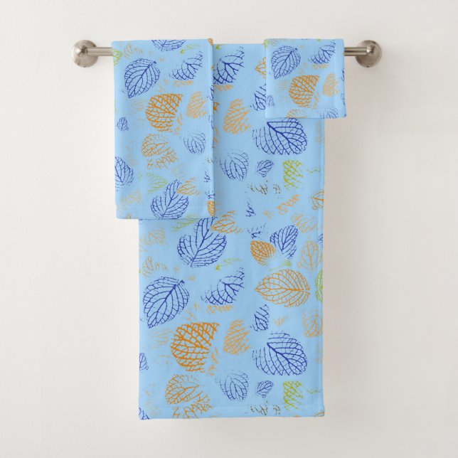 Conjunto De Toalhas Autumn, deixa o padrão 3 (Insitu)
