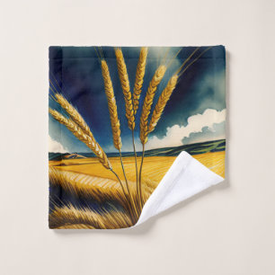 Conjunto De Toalhas Autumn Harvest Prairie Dourada Towel