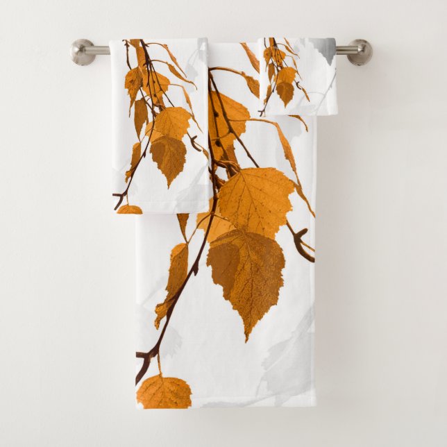 Conjunto De Toalhas Autumn Leaves 2 (Insitu)