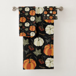 Conjunto De Toalhas Autumn Pumpkins