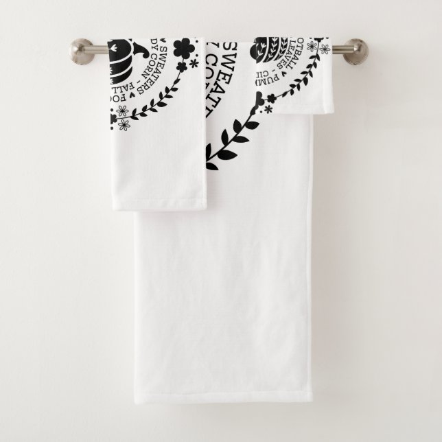 Conjunto De Toalhas Autumn Vibes Bathroom Towel Set (Insitu)