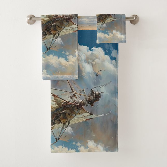Conjunto De Toalhas avião de libélula (Insitu)