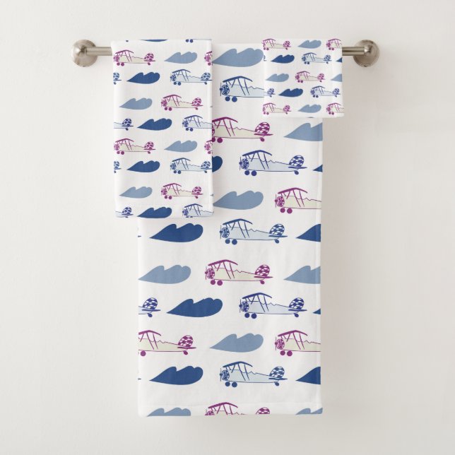 Conjunto De Toalhas Avião de Toy (Insitu)