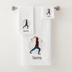 Conjunto De Toalhas Ax Throwing