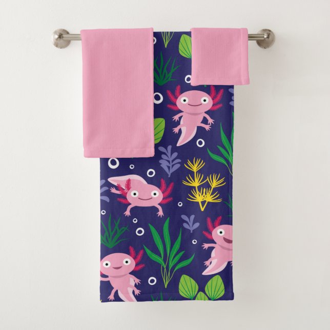 Conjunto De Toalhas Axolotl (Insitu)