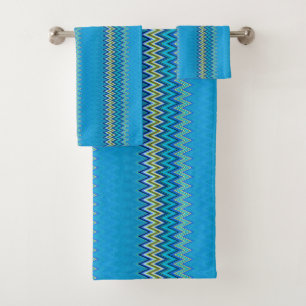 Conjunto De Toalhas Azul
