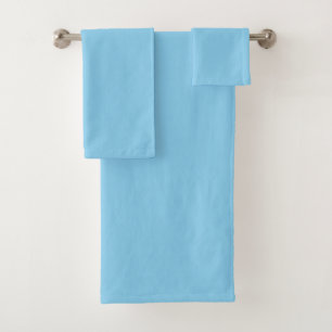 Conjunto De Toalhas Azul bebê (cor sólida)