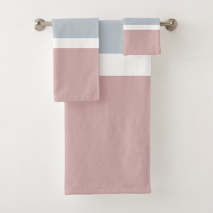 Conjunto De Toalhas Azul bonito rosa