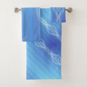 Conjunto De Toalhas Azul Céu