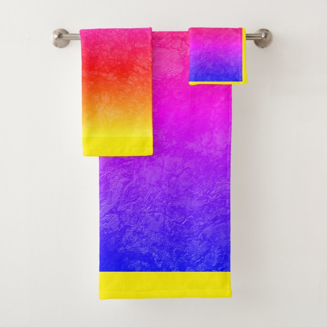 Conjunto De Toalhas Azul-cobalto (Insitu)