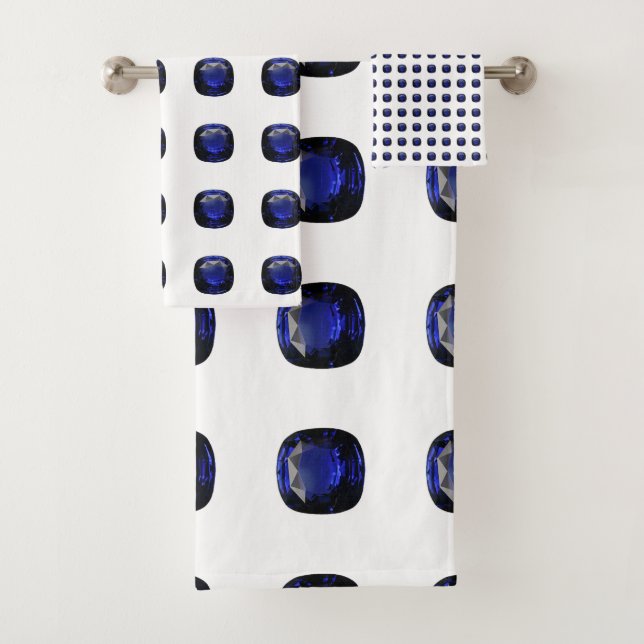 Conjunto De Toalhas Azul de Gemstone Sapphire (Insitu)