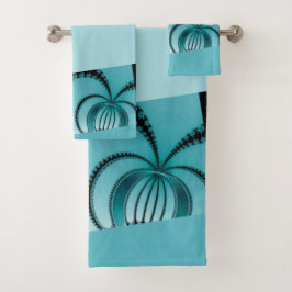 Conjunto De Toalhas Azure de Jardim Fractal