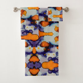 Conjunto De Toalhas Azure Pumpkin