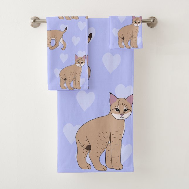 Conjunto De Toalhas Baby Bobcats (Insitu)