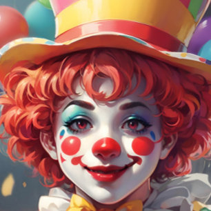 Conjunto De Toalhas Balões de Carnaval de Circo do Palhaço Arco-íris
