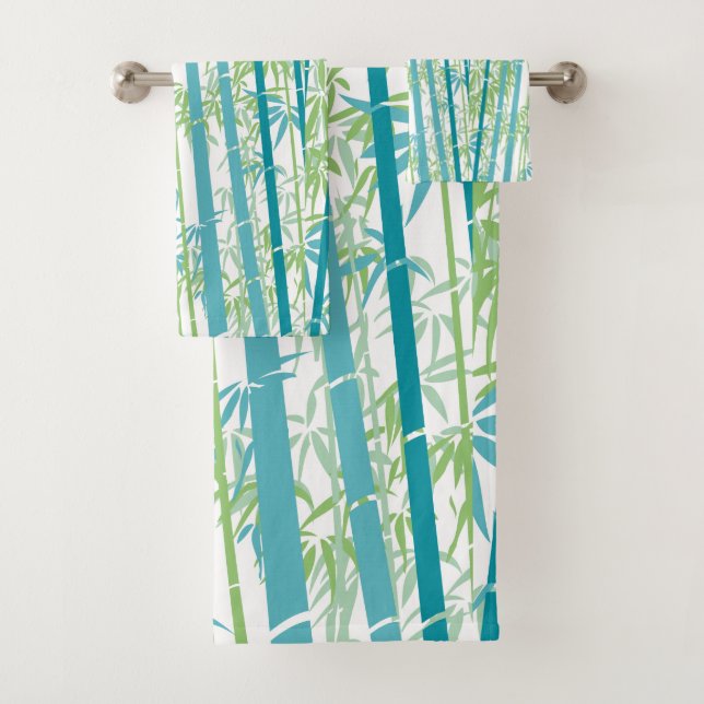 Conjunto De Toalhas Bambu 6 (Insitu)