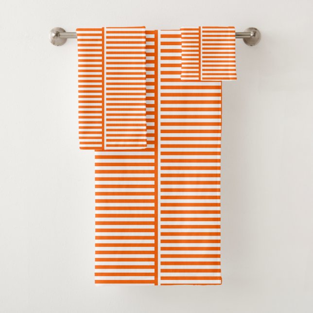 Conjunto De Toalhas Bandas laranja (Insitu)
