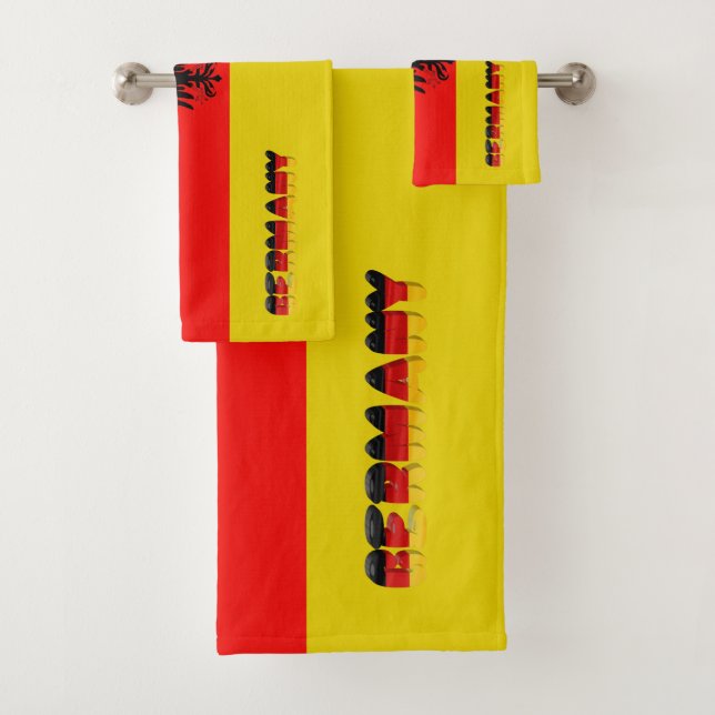Conjunto De Toalhas Bandeira alemão (Insitu)