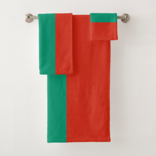 Conjunto De Toalhas Bandeira Búlgara Patriótica