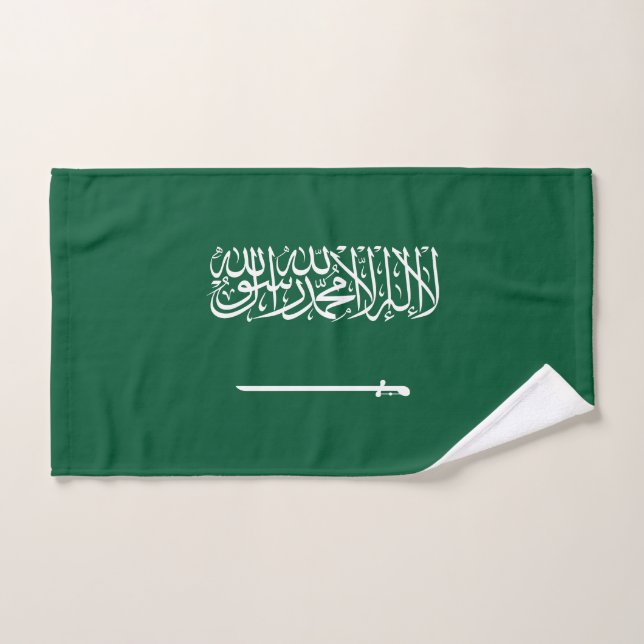 Conjunto De Toalhas Bandeira da Arábia Saudita (Toalha de mão)