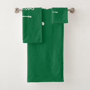 Conjunto De Toalhas Bandeira da Arábia Saudita