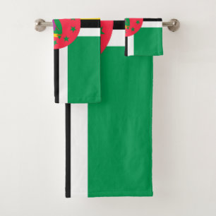 Conjunto De Toalhas Bandeira da Domínica