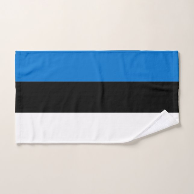 Conjunto De Toalhas Bandeira da Estônia (Toalha de mão)