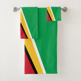 Conjunto De Toalhas bandeira da Guiana