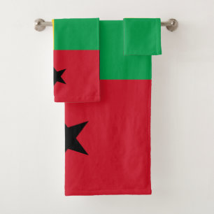 Conjunto De Toalhas Bandeira da Guiné-Bissau