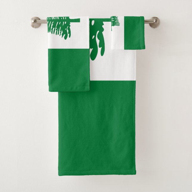 Conjunto De Toalhas Bandeira da Ilha Norfolk (Insitu)