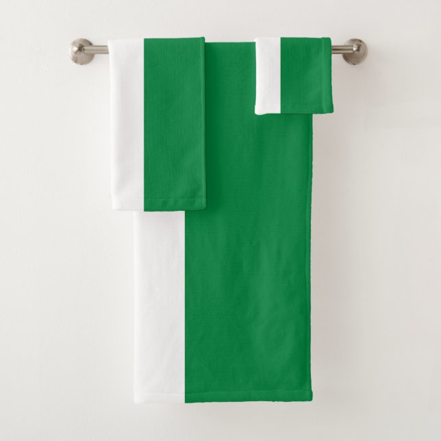 Conjunto De Toalhas Bandeira da Nigéria (Insitu)
