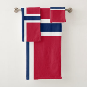 Conjunto De Toalhas Bandeira da Noruega