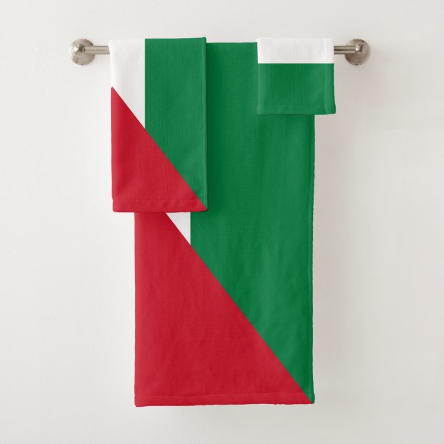 Conjunto De Toalhas Bandeira da Palestina (Insitu)