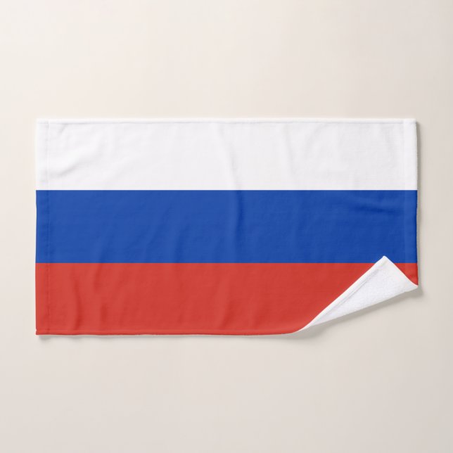 Conjunto De Toalhas Bandeira da Rússia (Toalha de mão)