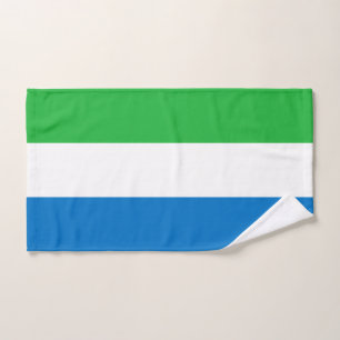Conjunto De Toalhas Bandeira da Serra Leoa