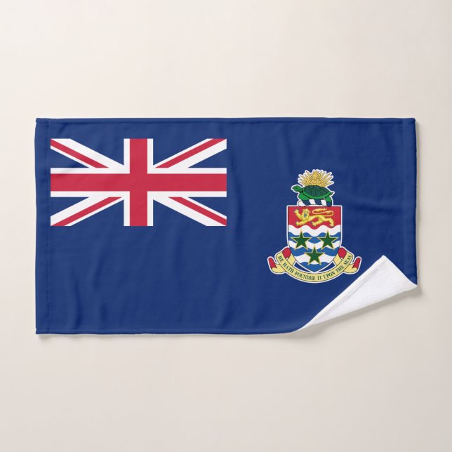 Conjunto De Toalhas Bandeira das Ilhas Cayman (Toalha de mão)
