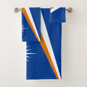 Conjunto De Toalhas Bandeira das Ilhas Marshall