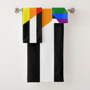 Conjunto De Toalhas Bandeira de aliado straight da SlipperyJoe's lisa 