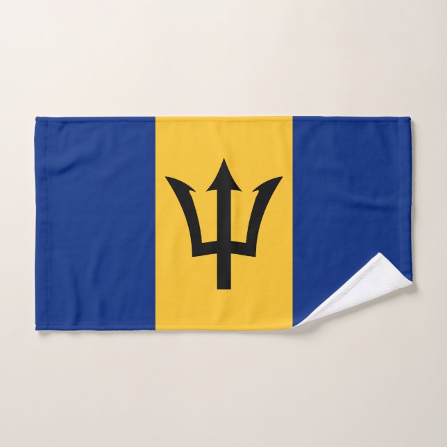Conjunto De Toalhas Bandeira de Barbados (Toalha de mão)
