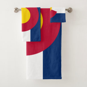 CONJUNTO DE TOALHAS BANDEIRA DE COLORADO