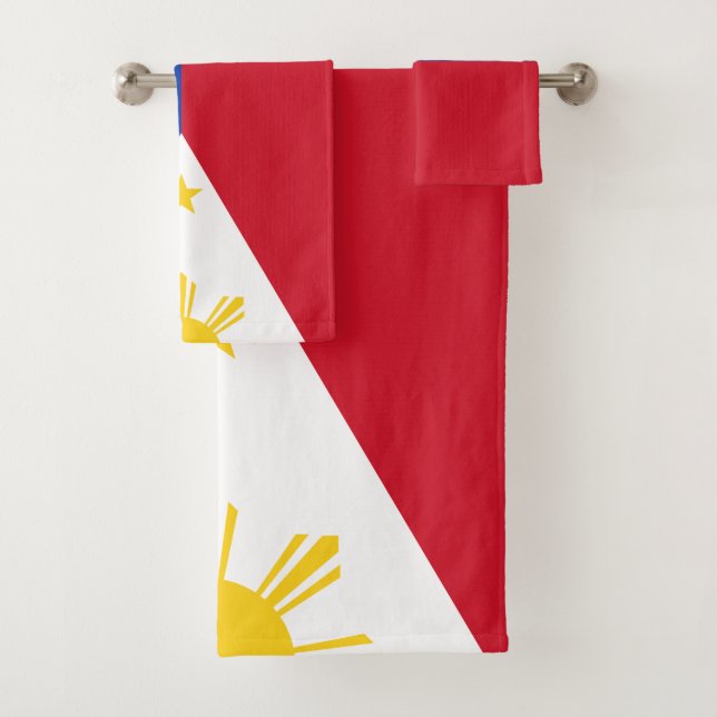 Conjunto De Toalhas Bandeira de Filipinas (Insitu)
