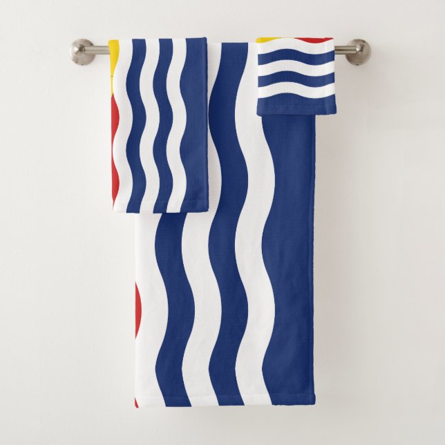 Conjunto De Toalhas Bandeira de Kiribati (Insitu)