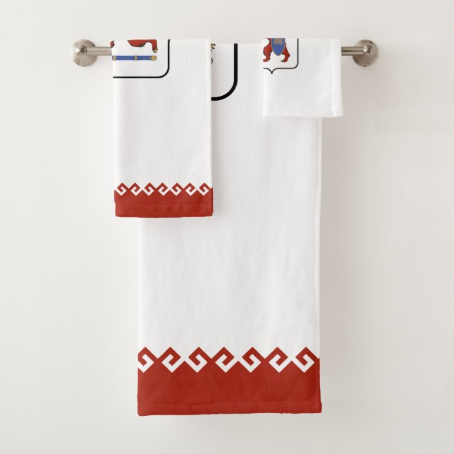 Conjunto De Toalhas Bandeira de Mari El (Insitu)