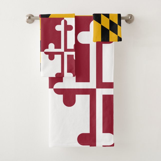 Conjunto De Toalhas Bandeira de Maryland (Insitu)