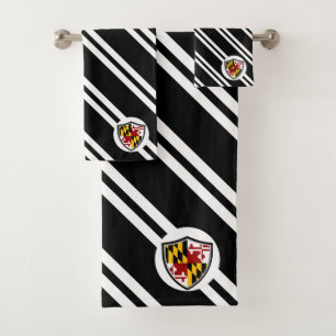 Conjunto De Toalhas bandeira de Maryland