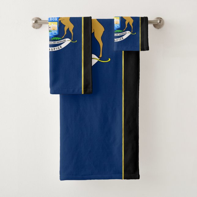 Conjunto De Toalhas bandeira de Michigan (Insitu)