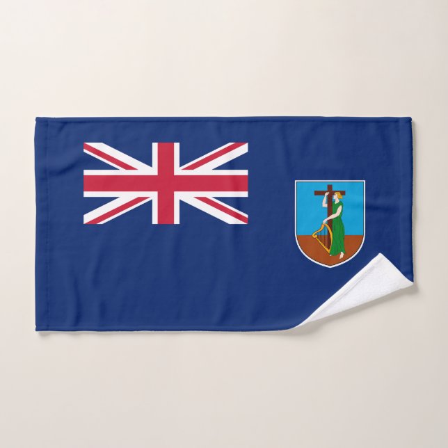 Conjunto De Toalhas Bandeira de Montserrat (Toalha de mão)