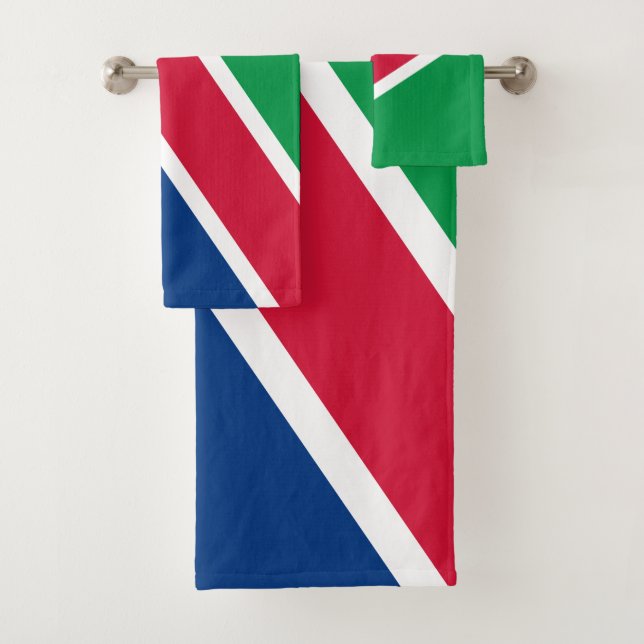 Conjunto De Toalhas Bandeira de Namíbia (Insitu)