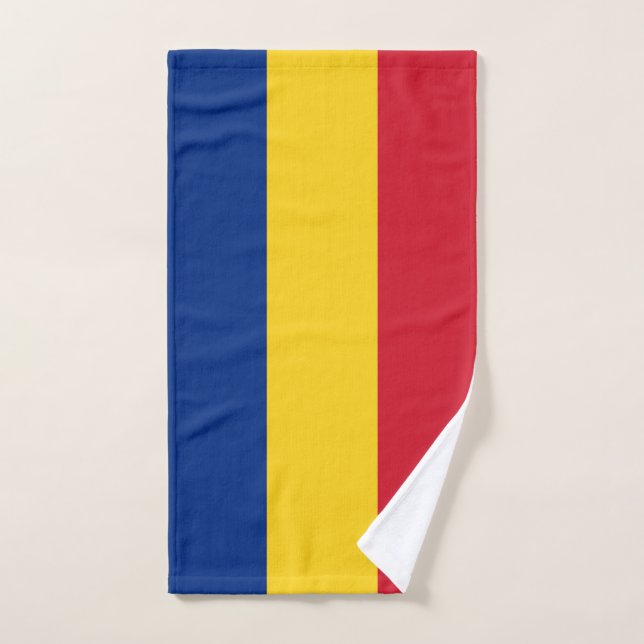 Conjunto De Toalhas Bandeira de Romania (Toalha de mão)